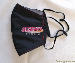 Hímzett szájmaszk képe