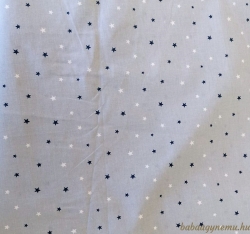 Kék-fehér apró csillagos - Babakocsi betét termék főképe
